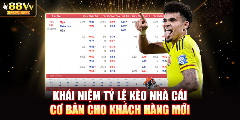 Khái niệm tỷ lệ kèo nhà cái cơ bản cho khách hàng mới