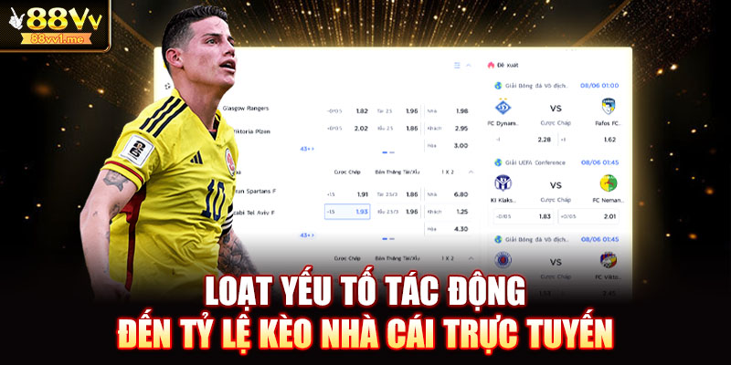 Loạt yếu tố tác động đến tỷ lệ kèo nhà cái trực tuyến