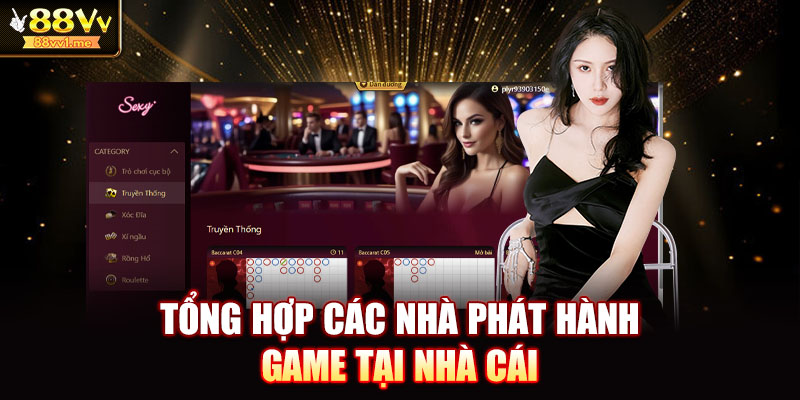 Tổng hợp các nhà phát hành game tại nhà cái