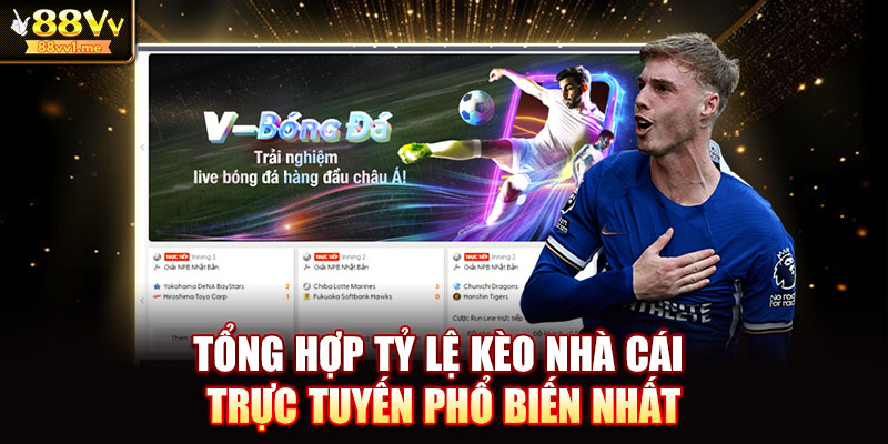 Tổng hợp tỷ lệ kèo nhà cái trực tuyến phổ biến nhất